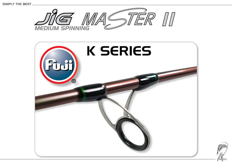 Assassin Jig Master 2 Rod AJMSJ6-MS 6ft Spin (PE1.5-2 Jig Rod)