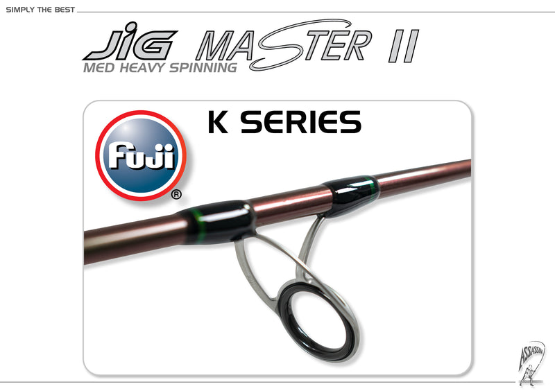 Assassin Jig Master 2 Rod AJMSJ6-MH 6ft Spin (PE2-4 Jig Rod)