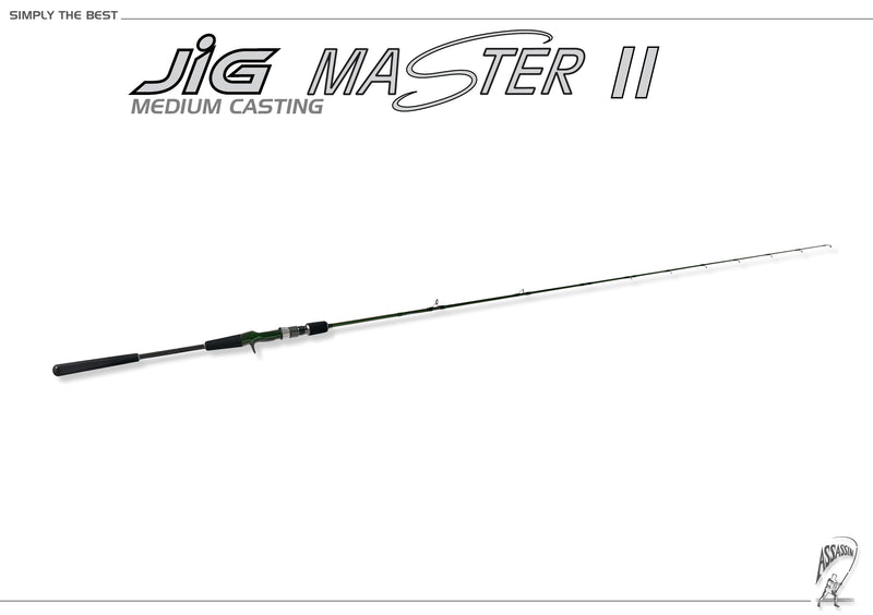 Assassin Jig Master 2 Rod AJMSJ6-MC 6ft Cast/Overhead (PE1.5-2 Jig Rod)