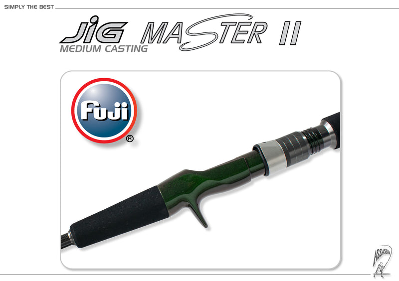 Assassin Jig Master 2 Rod AJMSJ6-MC 6ft Cast/Overhead (PE1.5-2 Jig Rod)