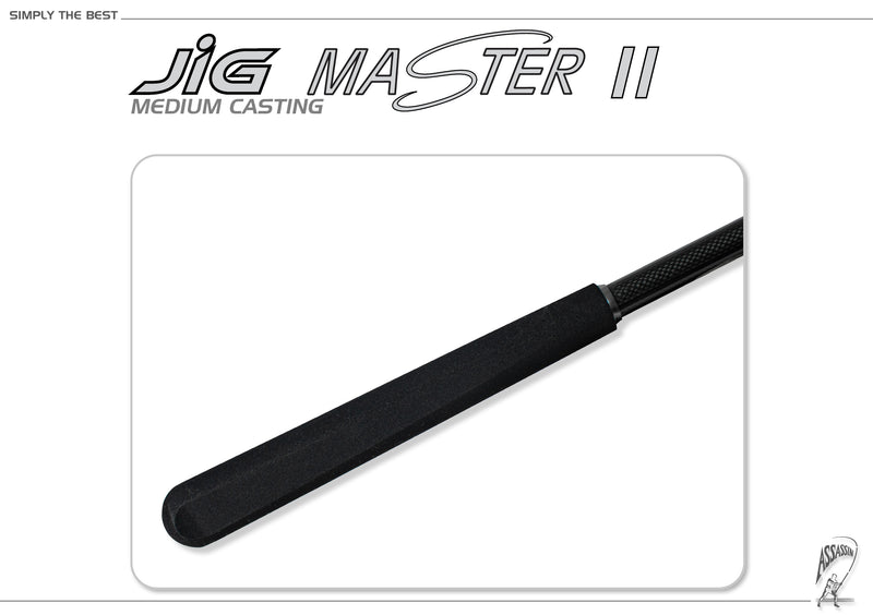 Assassin Jig Master 2 Rod AJMSJ6-MC 6ft Cast/Overhead (PE1.5-2 Jig Rod)