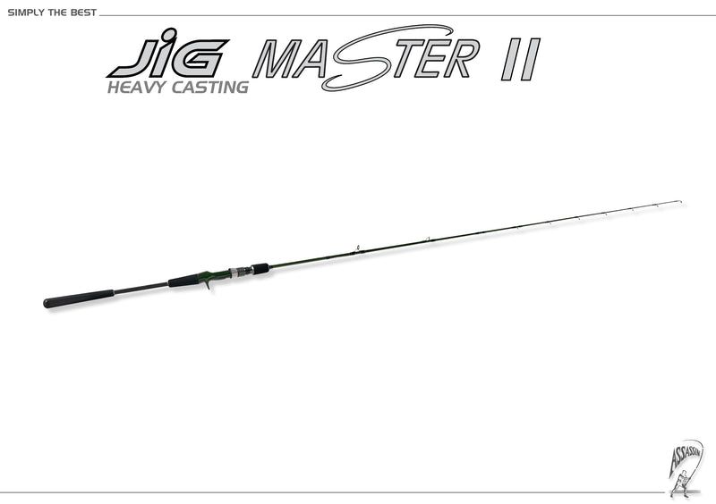 Assassin Jig Master 2 Rod AJMSJ6-HC 6ft Cast/Overhead (PE3-6 Jig Rod)