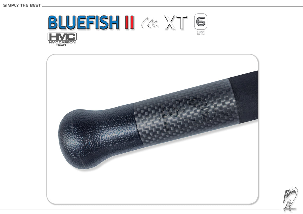 Bluefish Rod Assassin Bluefish 2 XT Rod ABFXT15XH 15ft 3pce Spin #6