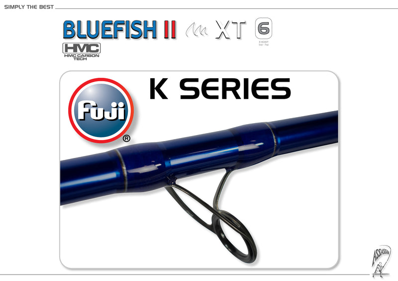 Bluefish Zero Razor Rods Assassin Bluefish 2 XT Rod ABFXT15XH 15ft 3pce Spin #6
