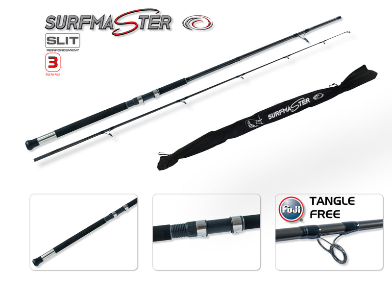 Assassin Surfmaster Rod ASUM10LB2S 10ft 2pce Spin (Long Butt)