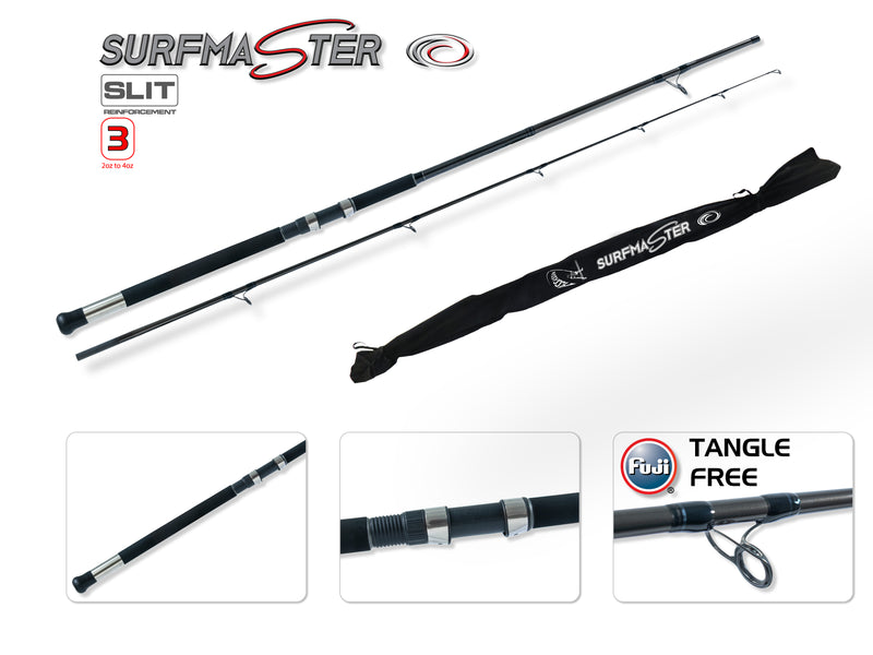 Assassin Surf Master Rod ASUM12LB2S 12ft 2pce Spin (Long Butt)