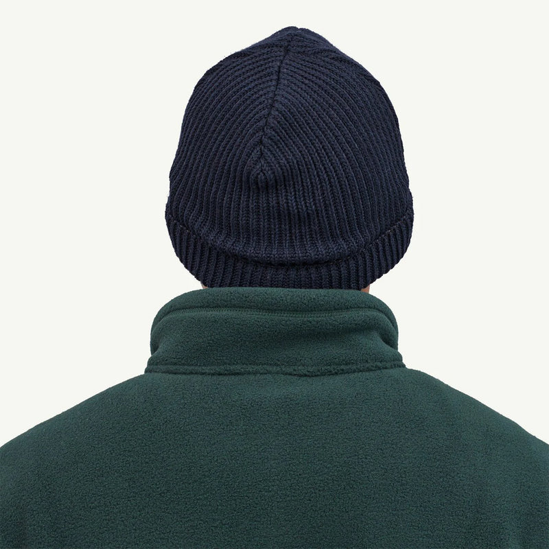 Patagonia Fisherman's Rolled Beanie - Navy Blue