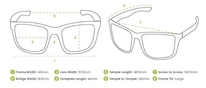 Spotters Riot with Polarised Lenses - Matt Black Frame / Ignite Mirror Lenses