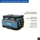 Arctic Zone Titan 48 Can Zipperless Hardbody Cooler - Marine Blue