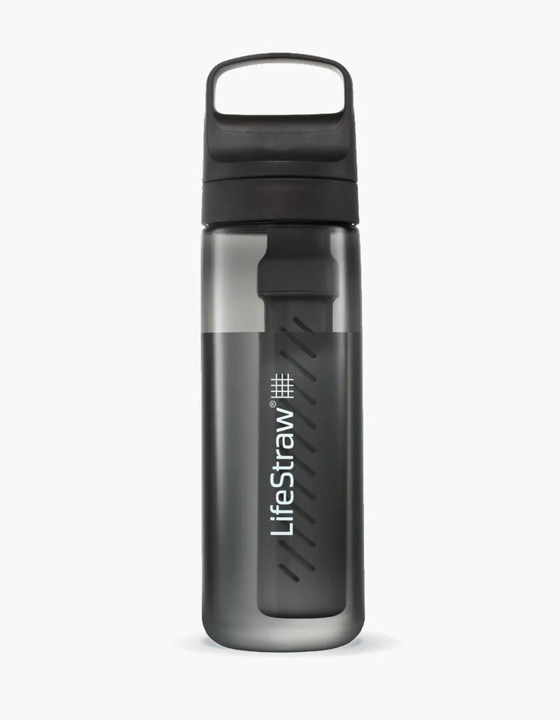 LifeStraw Go Series BPA Free Water Filter Bottle (22oz) - Variety of Colours Available