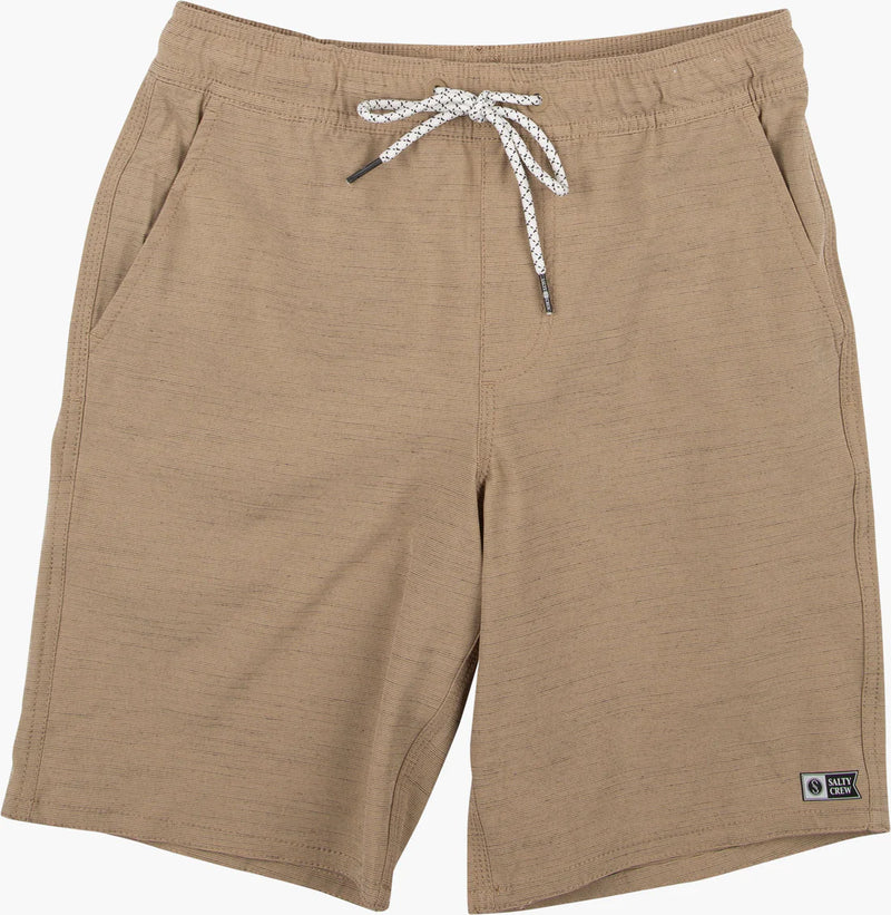 Salty Crew Drifter 2 Boy Hybrid Elastic Short - Khaki