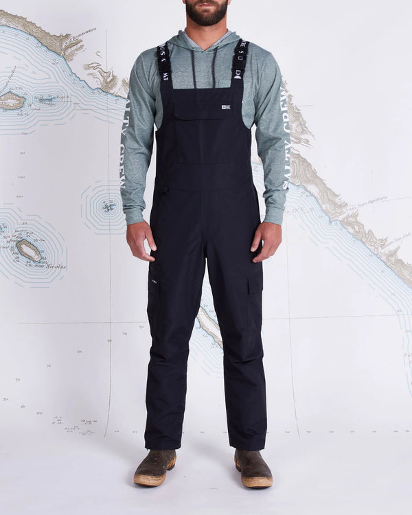 Salty Crew Pinnacle Bib Pants - Black