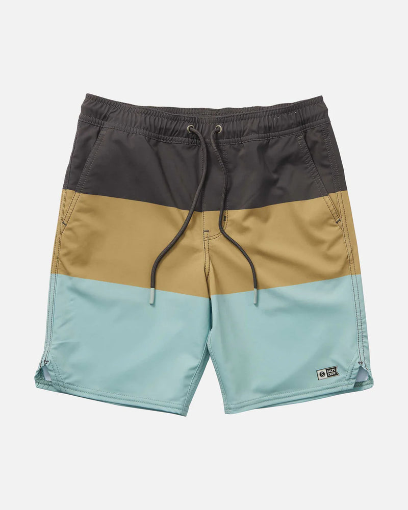 Salty Crew Wayfinder Elastic Boys Boardshort - Mackerel