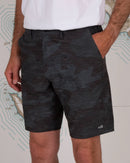 Salty Crew Drifter 19" Hybrid Shorts - Black Camo