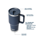 Yeti Rambler 30oz (887ml) Travel Mug with Colour-Matched Straw Lid - Ridgeline