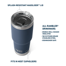 Yeti Rambler 30oz (887ml) Tumbler with MagSlider Lid - Navy