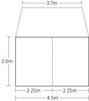 BlackWolf Turbo Ground Sheet to Suit Cabin 450 Tent