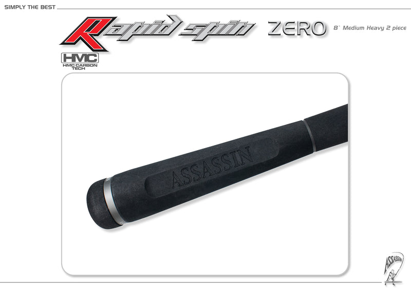 Assassin Rapid Spin Rod ARSZ-8MH 8ft 2pce Spin