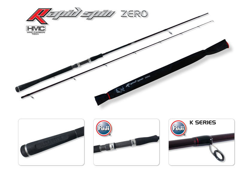 Assassin Rapid Spin Rod ARSZ-8MH 8ft 2pce Spin