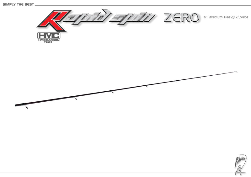 Assassin Rapid Spin Rod ARSZ-8MH 8ft 2pce Spin