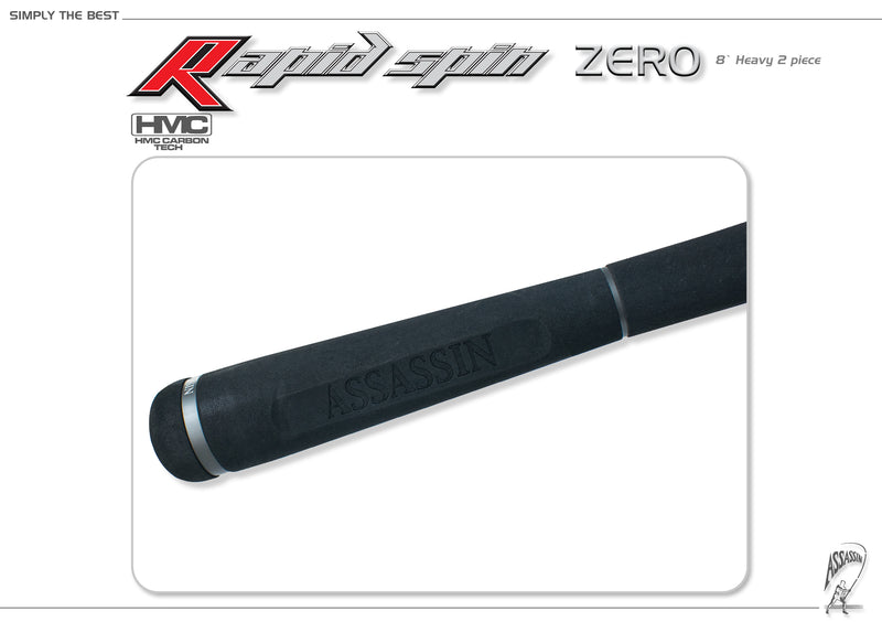 Assassin Rapid Spin Rod ARSZ-8H 8ft 2pce Spin