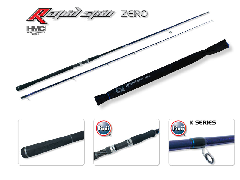 Assassin Rapid Spin Rod ARSZ-8H 8ft 2pce Spin