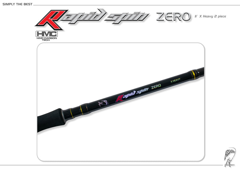 Assassin Rapid Spin Rod ARSZ-11XH 11ft 2pce Spin