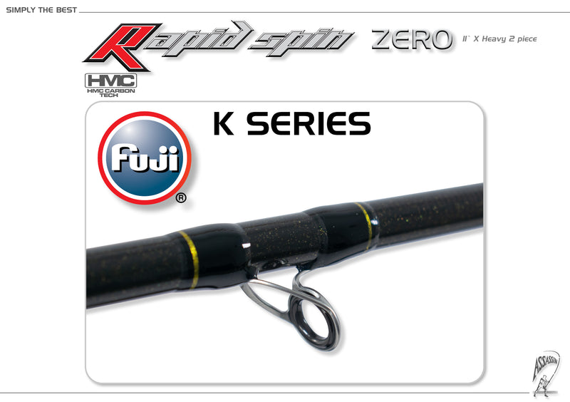 Assassin Rapid Spin Rod ARSZ-11XH 11ft 2pce Spin