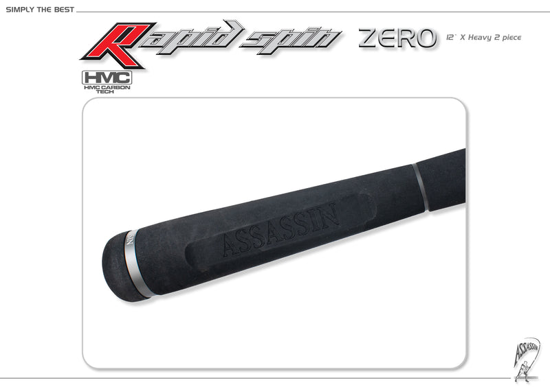 Assassin Rapid Spin Rod ARSZ-12XH 12ft 2pce Spin