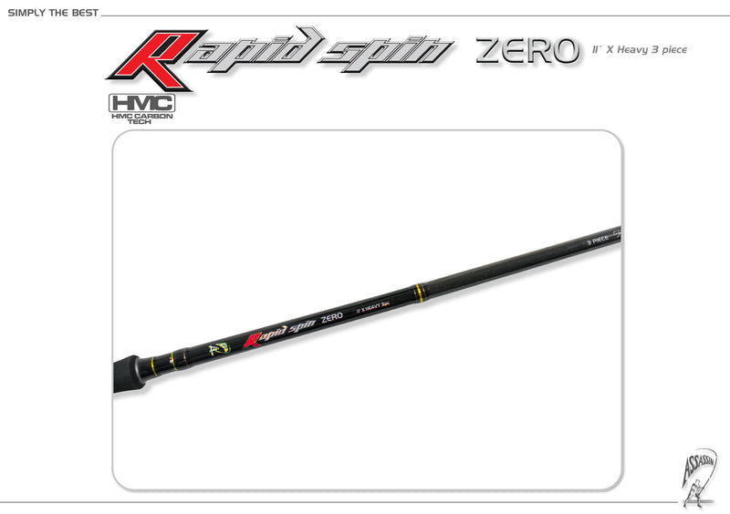 Assassin Rapid Spin Rod ARSZ-11XH-3 11ft 3pce Spin (Travel Series)