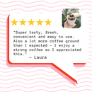 Filament Coffee Brew Bags - Bright Fresh & Fruity (150g | 10 Drip Filter Bags)