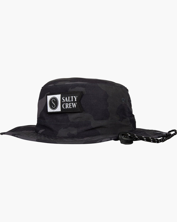 Salty Crew Alpha Tech Boonie Hat - Black Camo