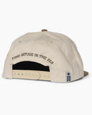 Salty Crew Hopper 5 Panel Cap - Oyster/Brown