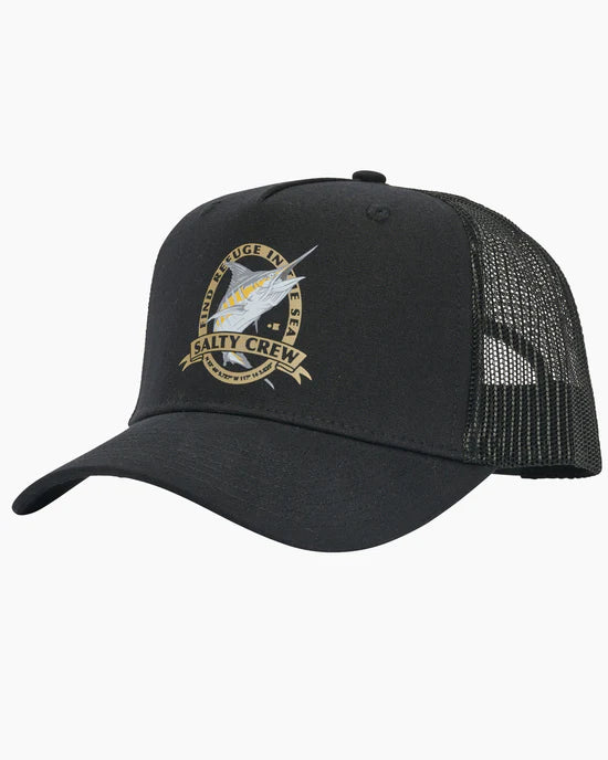 Salty Crew Bill Club Trucker Cap - Black