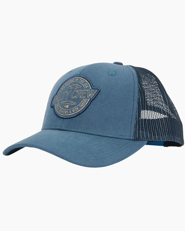Salty Crew Skewed Retro Trucker Cap - Pilot Blue