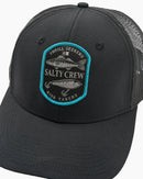 Salty Crew Baited Retro Trucker Cap - Black