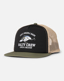 Hat Good Times Boys Trucker Dark OliveSalty Crew