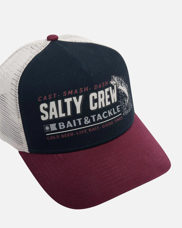 Salty Crew Live Bait Retro Trucker - Navy