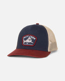 Salty Crew Lurking Boys Trucker Cap - Navy/Red