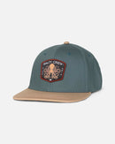 Salty Crew Tako Club Boys Snapback Cap/Hat - Hydro/Khaki
