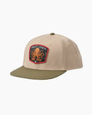 Salty Crew Tako Club Snapback Cap - Natural/Olive