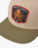 Salty Crew Tako Club Snapback Cap - Natural/Olive