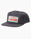 Salty Crew Bait Shop 5 Panel Hat - Coal
