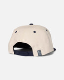 Salty Crew Whaler Snapback Cap - Off White/Navy