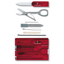 Victorinox Swiss Card Classic - Cyber Ruby Red