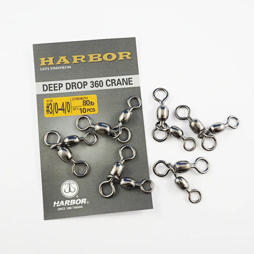 Harbor 360 Crane Swivel 3/0-4/0 - Bulk 50pce