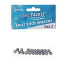 Jarvis Walker Tec Tackle Split Shot Ball Sinkers - Size 2 (20 Pack)