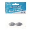 Jarvis Walker Tec Tackle Bean Sinkers - Size 4 (2 Pack)