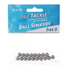 Jarvis Walker Tec Tackle Ball Sinkers - Size 0 (18 Pack)