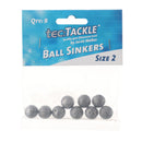 Jarvis Walker Tec Tackle Ball Sinkers - Size 2 (9 Pack)